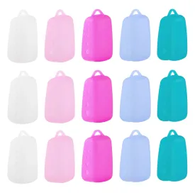 15 Pcs Toothbrush Cover Caps Silicone Toothbrush Head Covers Toothbrush Protective Cases for Travel and Home