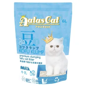 6 FOR $42: Aatas Cat Kofu Klump Tofu Cat Litter (Milk) 6L