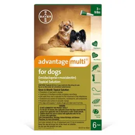 Advantage Multi Topical Solution for Dogs, 6 treatments