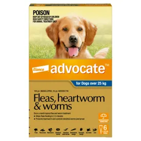 Advocate for Dogs Over 25kg 6 Months