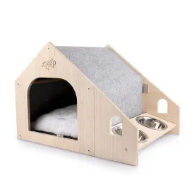 AFP Feline home with feeding bowls