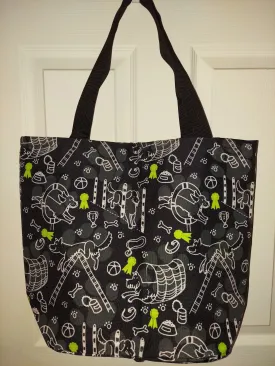 Agility MACH Obedience Dog Breed Theme Ladies Purse Tote Carry-All Bag