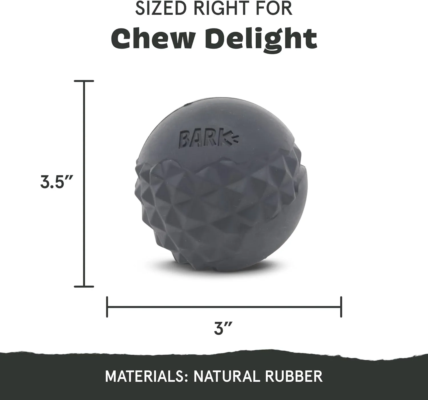 Barkbox Super Chewer Tough Dog Chew Toys for Aggressive Chewers, Treat Dispensing (Comet-Large)