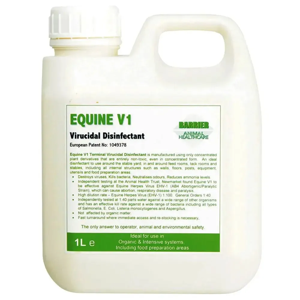 Barrier Equine V1 - Virucidal disinfectant