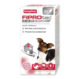 Beaphar Fiprotec Combo For Small Dogs - Pack of 4