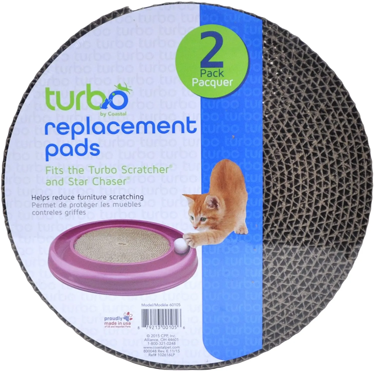 Bergan Turbo Scratcher Replacement Pads,