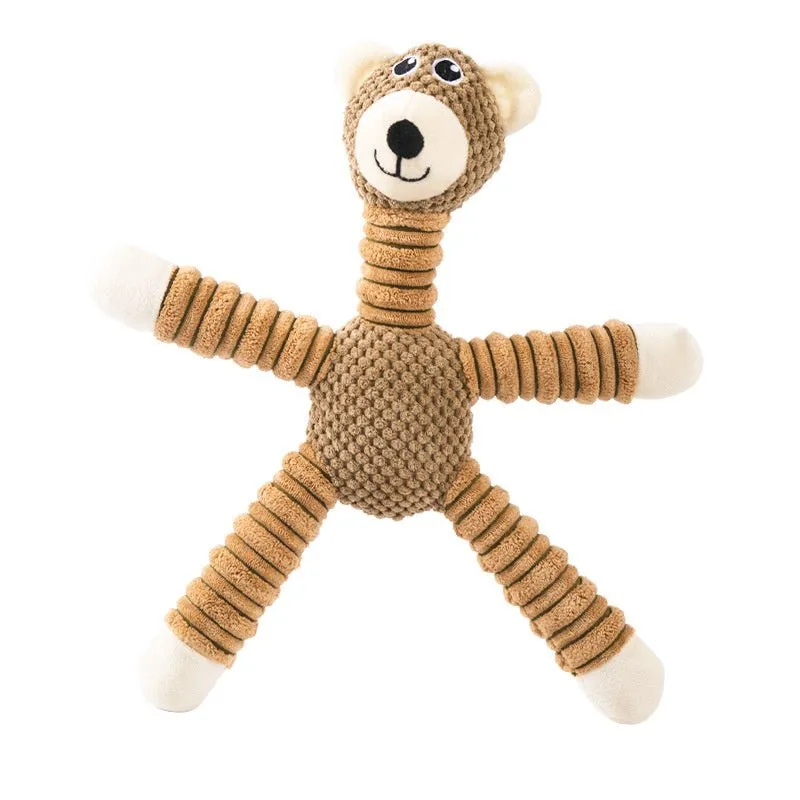 Bite Resistant Interactive Plush Dog Chew Toys