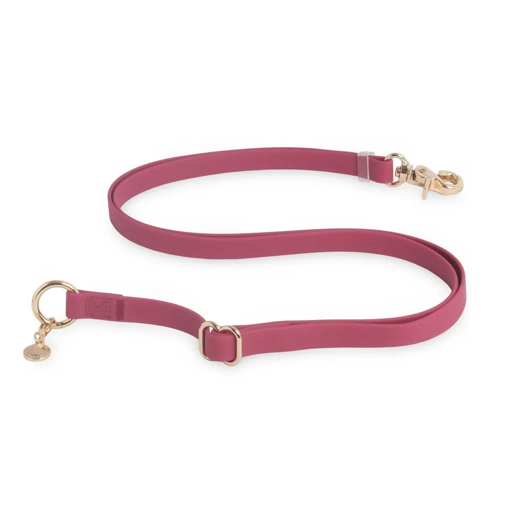 Burgundy Hands Free Leash 4-Way Extension