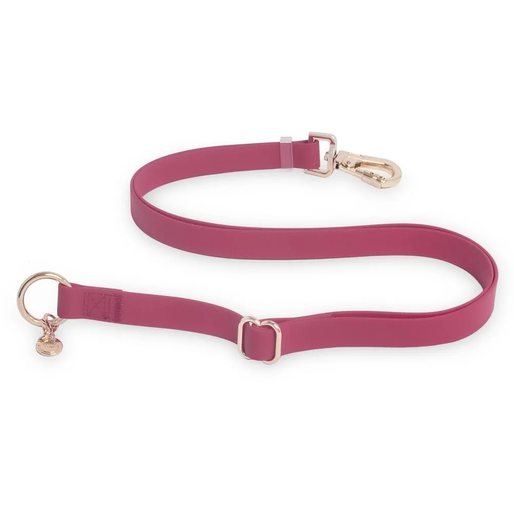 Burgundy Hands Free Leash 4-Way Extension