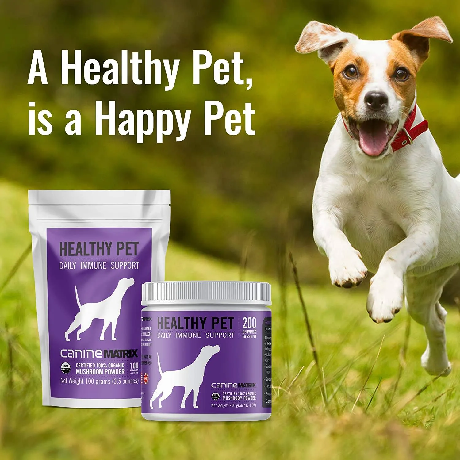 Canine Matrix 100gram (4oz) Healthy Pet Matrix Immune Support Dog Supplements - 4 oz