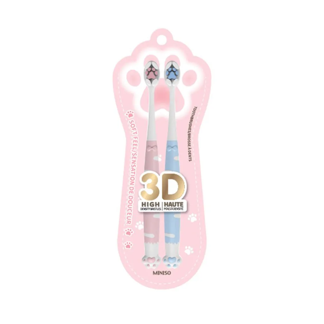 Cat Paw High-Density Toothbrushes (2 Pack)