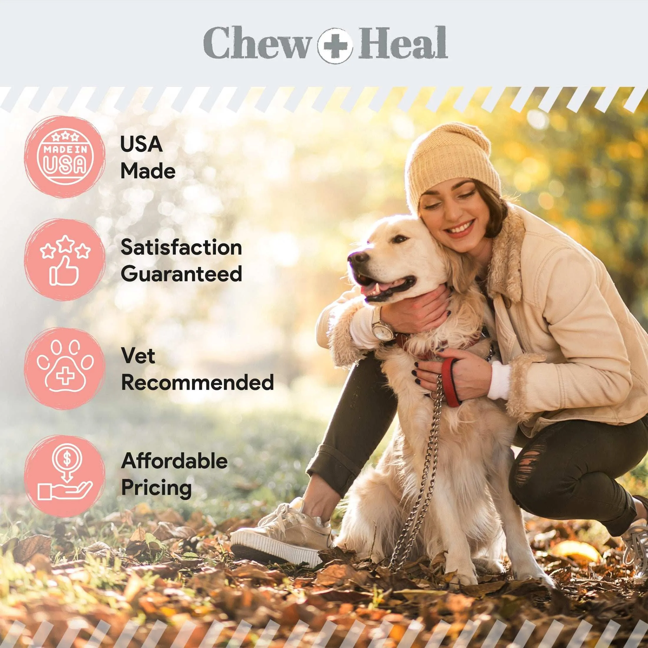 Chew   Heal Pure Wild Alaskan Salmon Oil for Dogs - Pump Cap Bottle