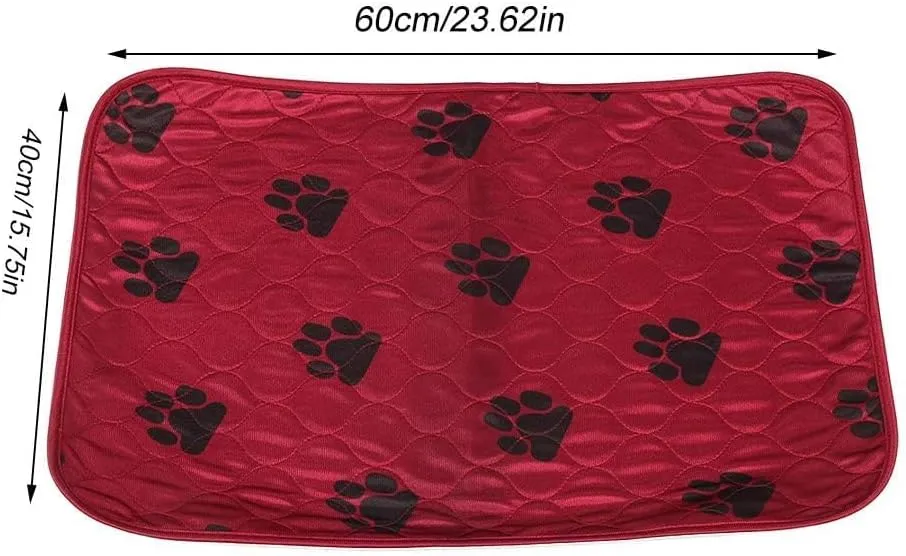 Cyrank Reusable Dog Pee Pads, Washable Pee Pads for Dogs Training Pads for Dogs Puppy Potty Training Pads Potty Pads for Puppies Dog Whelping Pads Dog Mat Pee Pad for Pig Mat, 40 * 60cm