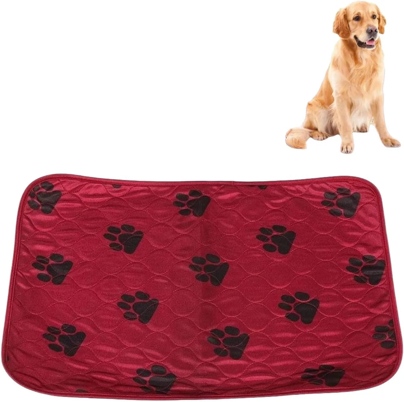 Cyrank Reusable Dog Pee Pads, Washable Pee Pads for Dogs Training Pads for Dogs Puppy Potty Training Pads Potty Pads for Puppies Dog Whelping Pads Dog Mat Pee Pad for Pig Mat, 40 * 60cm