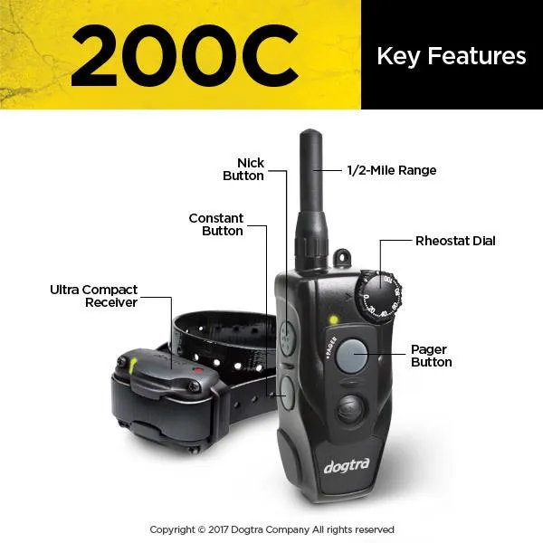 Dogtra 200C Remote Dog Training Collar
