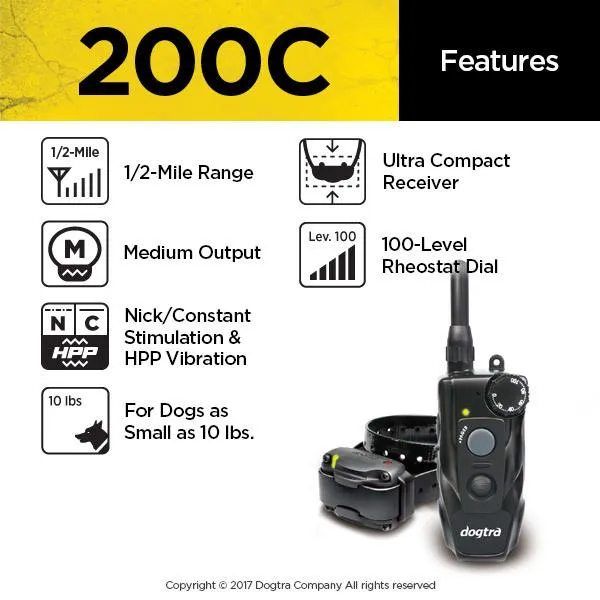 Dogtra 200C Remote Dog Training Collar