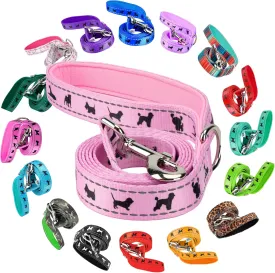 EcoBark Dog Leash - Soft & Reflective Comfort Training Leashes with Padded Handle - Strong Durable Heavy Duty - Training and Pulling for Small, Medium or Large Dogs (Baby Pink)