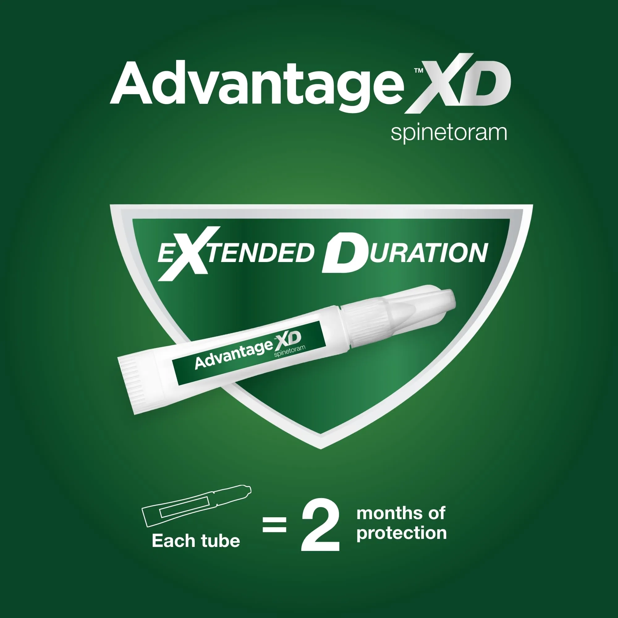 Elanco Advantage XD Extended Small Cat 8-Month 4-Dose Flea and Tick Spot-on Treatment - 1.8-9Lbs - 4 Pack