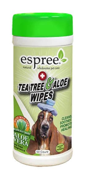 Espree Tea Tree & Aloe Wipes 50ct