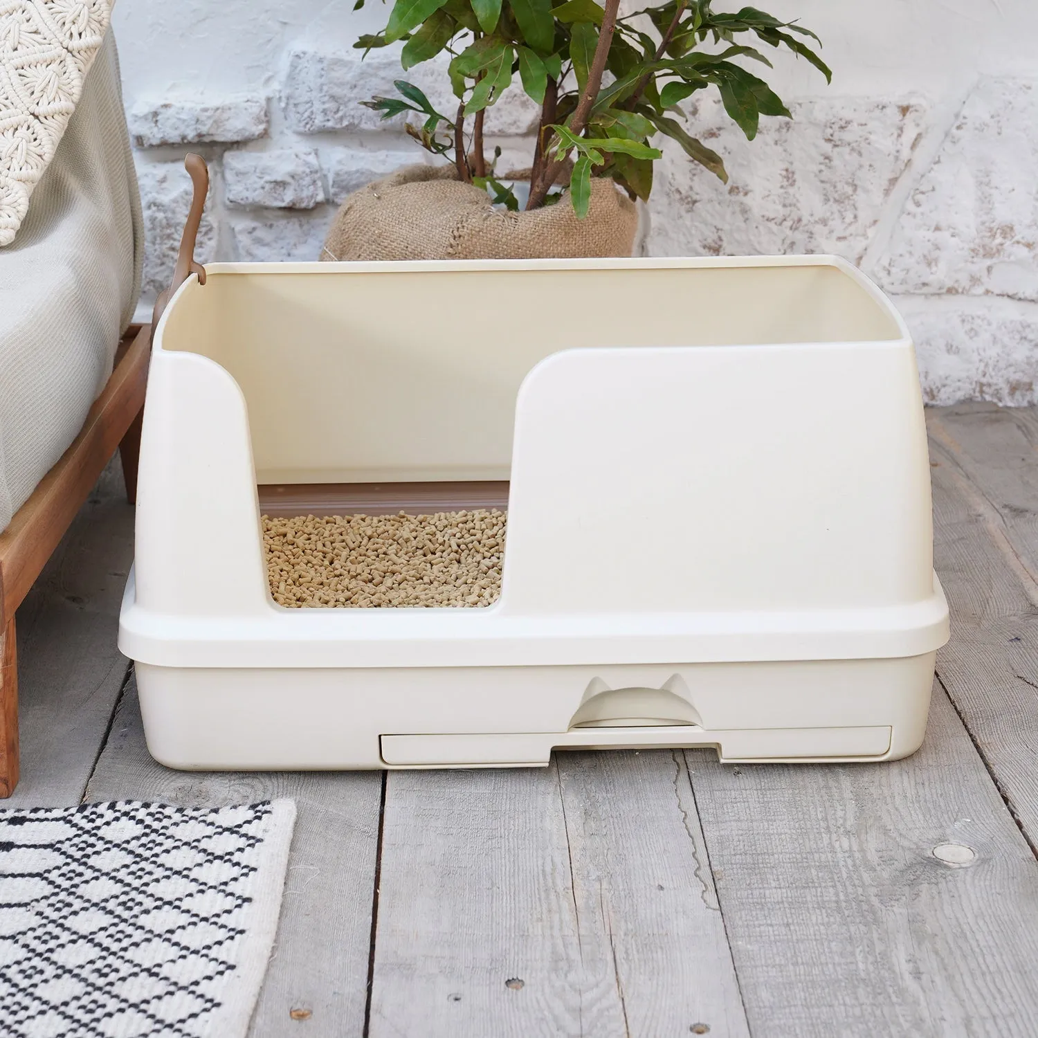 Ezi-LockOdour Dual Layer Cat Litter System Extra Large Cat Litter Tray