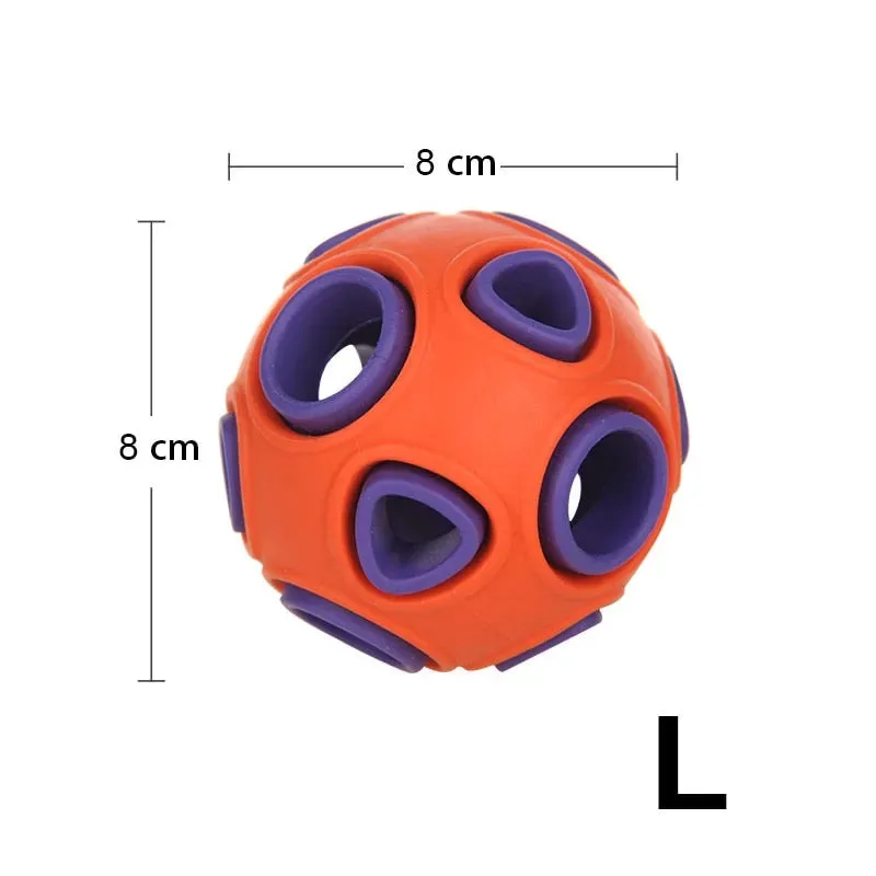 Funny Interactive Pet Dog Toy - Rubber Chew Ball for Dogs
