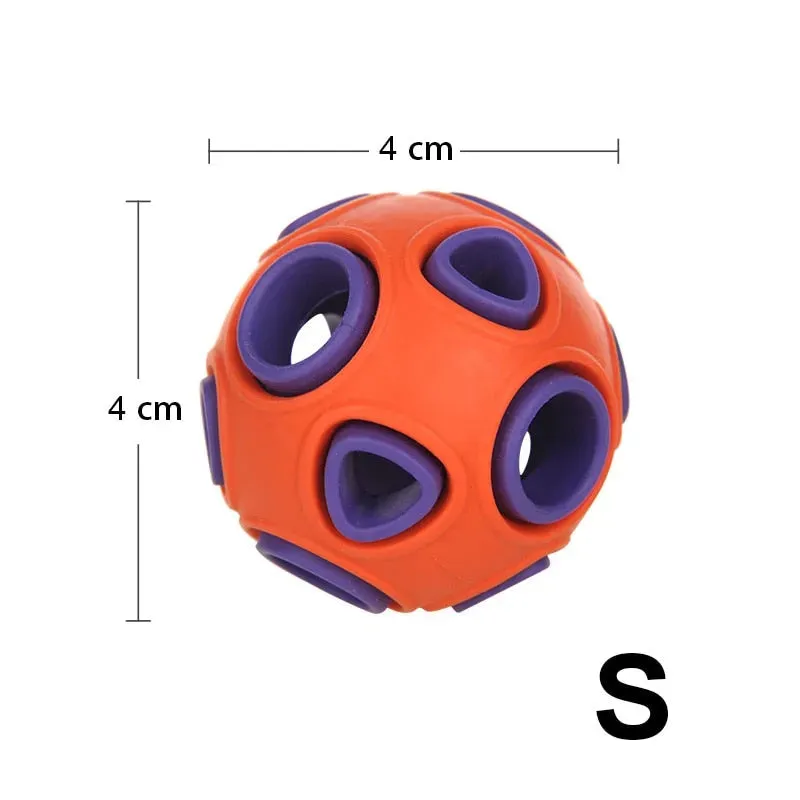 Funny Interactive Pet Dog Toy - Rubber Chew Ball for Dogs