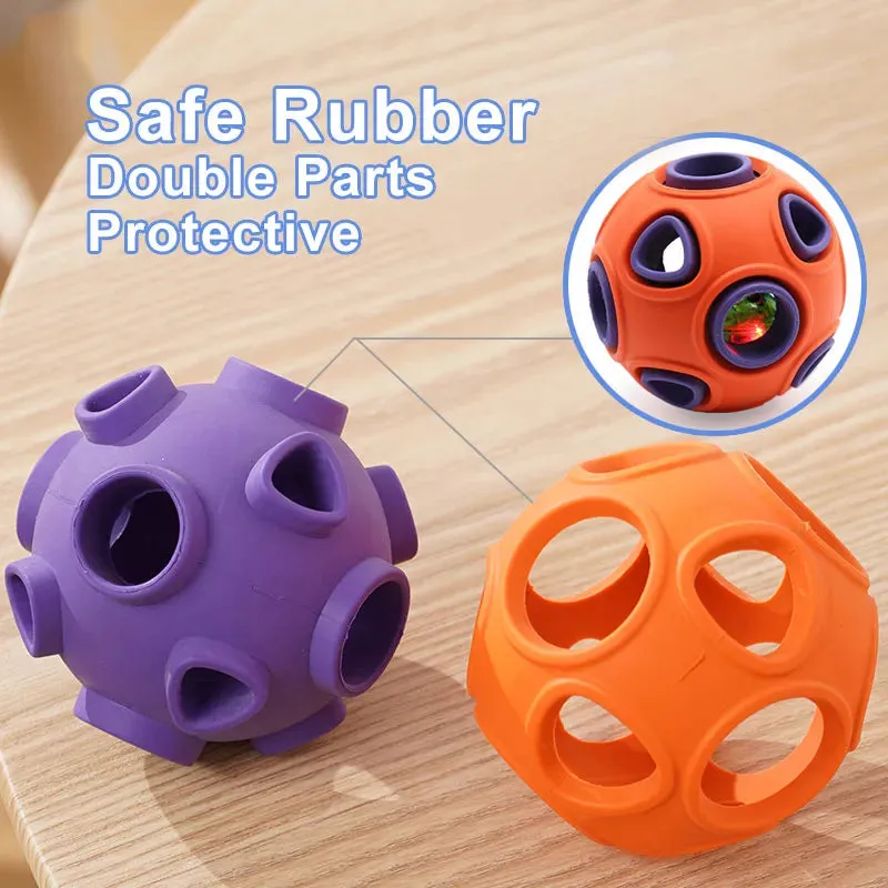 Funny Interactive Pet Dog Toy - Rubber Chew Ball for Dogs