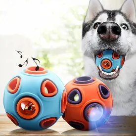 Funny Interactive Pet Dog Toy - Rubber Chew Ball for Dogs