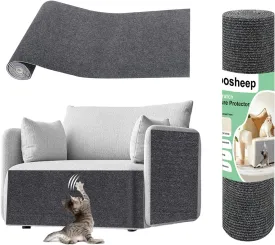Furniture Pet Protectors Sofa Protector for Cats Couch Corner Protectors for Cat Scratch Furniture Protector Corner Grey 15.8"23.6"
