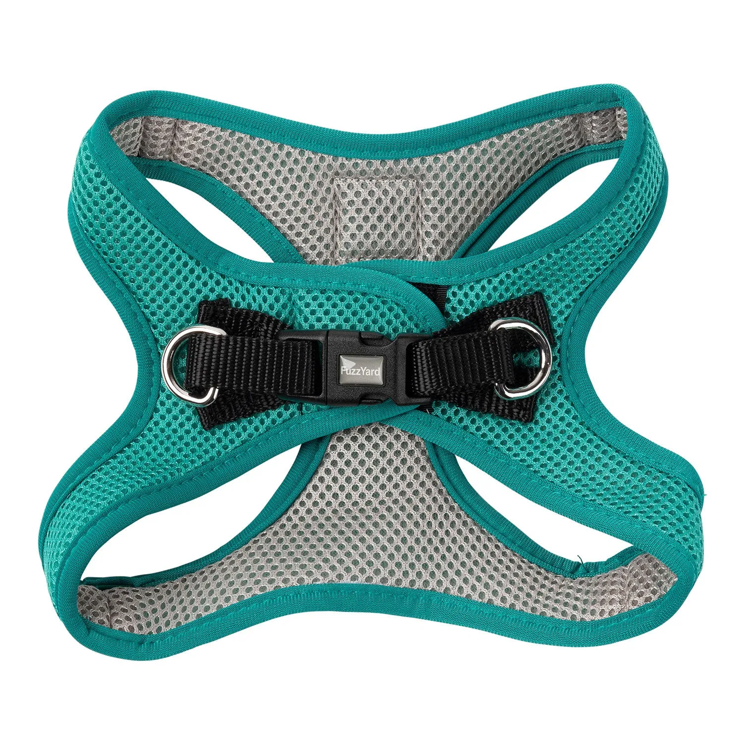 FuzzYard Lagoon Step In Dog Harness Teal