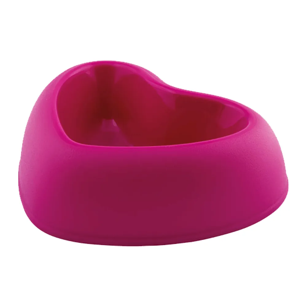 Georplast That's Amore Plastic Pet Bowl Pink