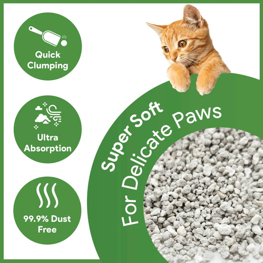 Goofy Tails Unscented White Bentonite Clumping Cat Litter