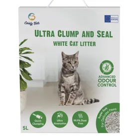 Goofy Tails Unscented White Bentonite Clumping Cat Litter