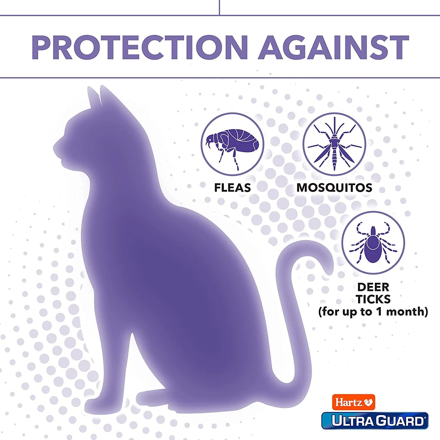 Hartz Ultraguard Topical Flea & Tick Prevention for Cats and Kittens - 3 Monthly Treatments