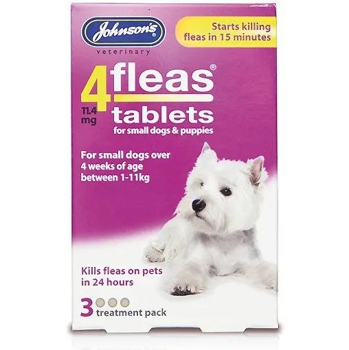 Johnsons 4Fleas Tablets for Dogs