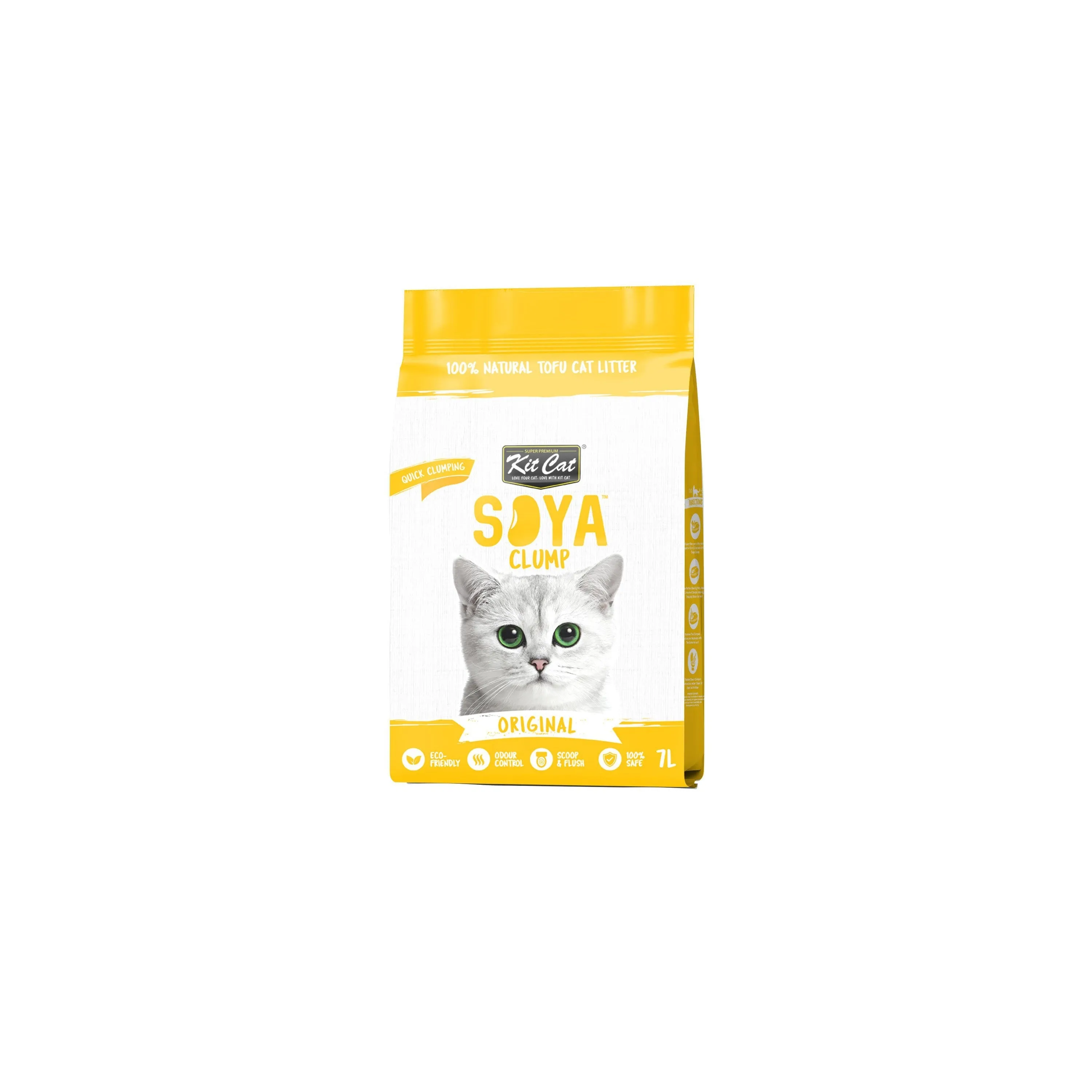 Kit Cat Soya Clump Original Cat Litter 7L^^^