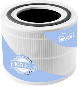 LEVOIT Genuine Core 300-P Replacement Filter, Core 300-RF Air Purifier Core300S Filters, Supports HEPA Sleep Mode, High-Efficiency Activated Carbon for Removal of Smoke, Odor, Allergens, Pollen,1 Pack