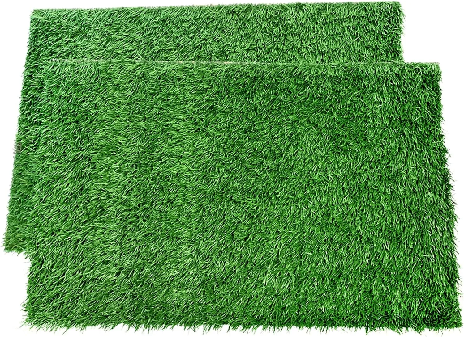 LOOBANI Dog Grass Pee Pads, Artificial Dog Grass Pads for Potty Tray, Fake Grass for Dogs to Pee On, Outdoor Indoor Pee Grass for Dog Potty(14*18 inch)