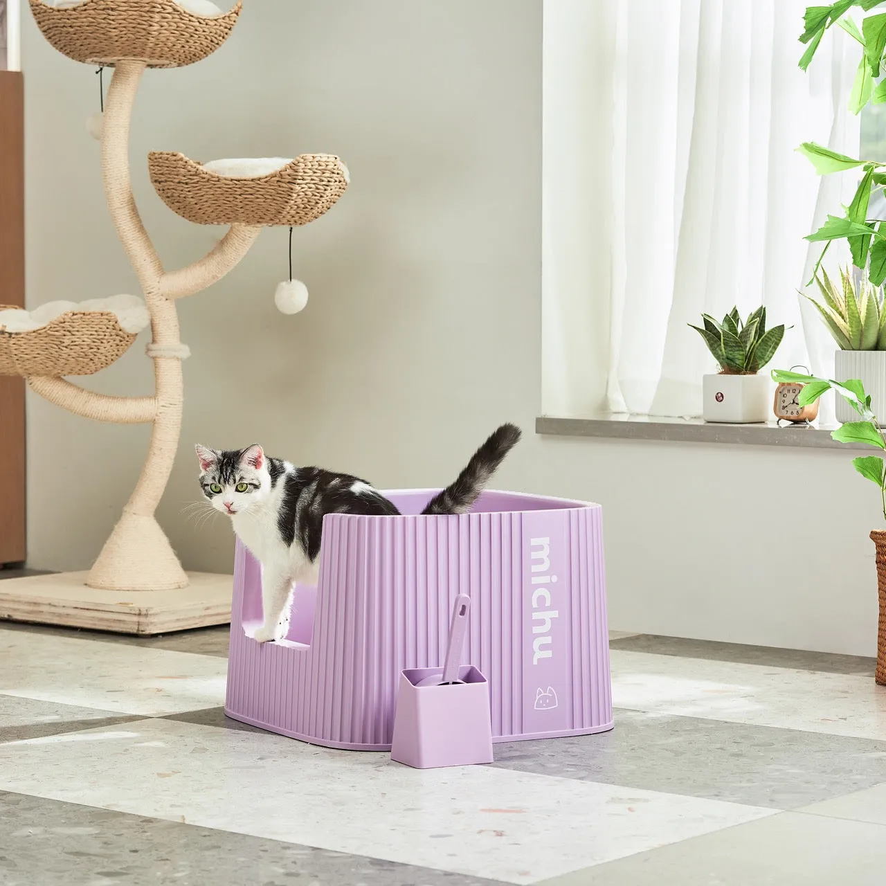 Michu XXL Stella Deluxe Cat Litter Box - Spacious Design Pre Order