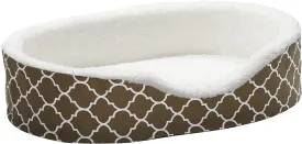 MidWest Homes for Pets Orthoperdic Egg-Crate Nesting Pet Bed w/ Teflon Fabric Protector, Large Brown