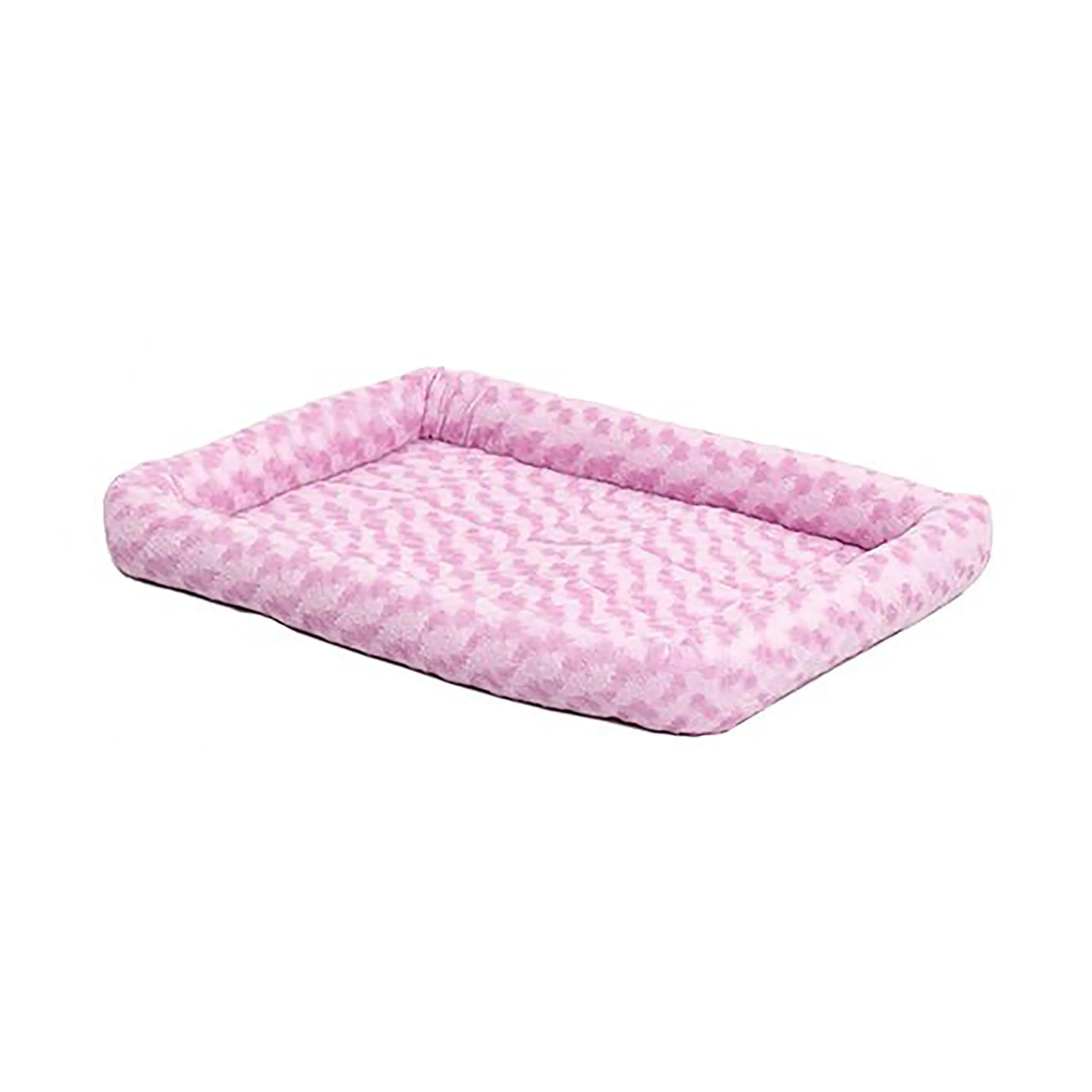 MidWest Homes for Pets QuietTime Bolster Dog Bed Pink 12in X 18in
