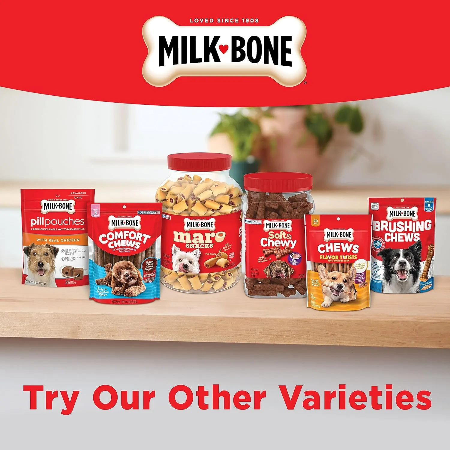 Milk-Bone Flavor Snacks Small Dog Biscuits, Flavored Crunchy Dog Treats, 7 Pound Box