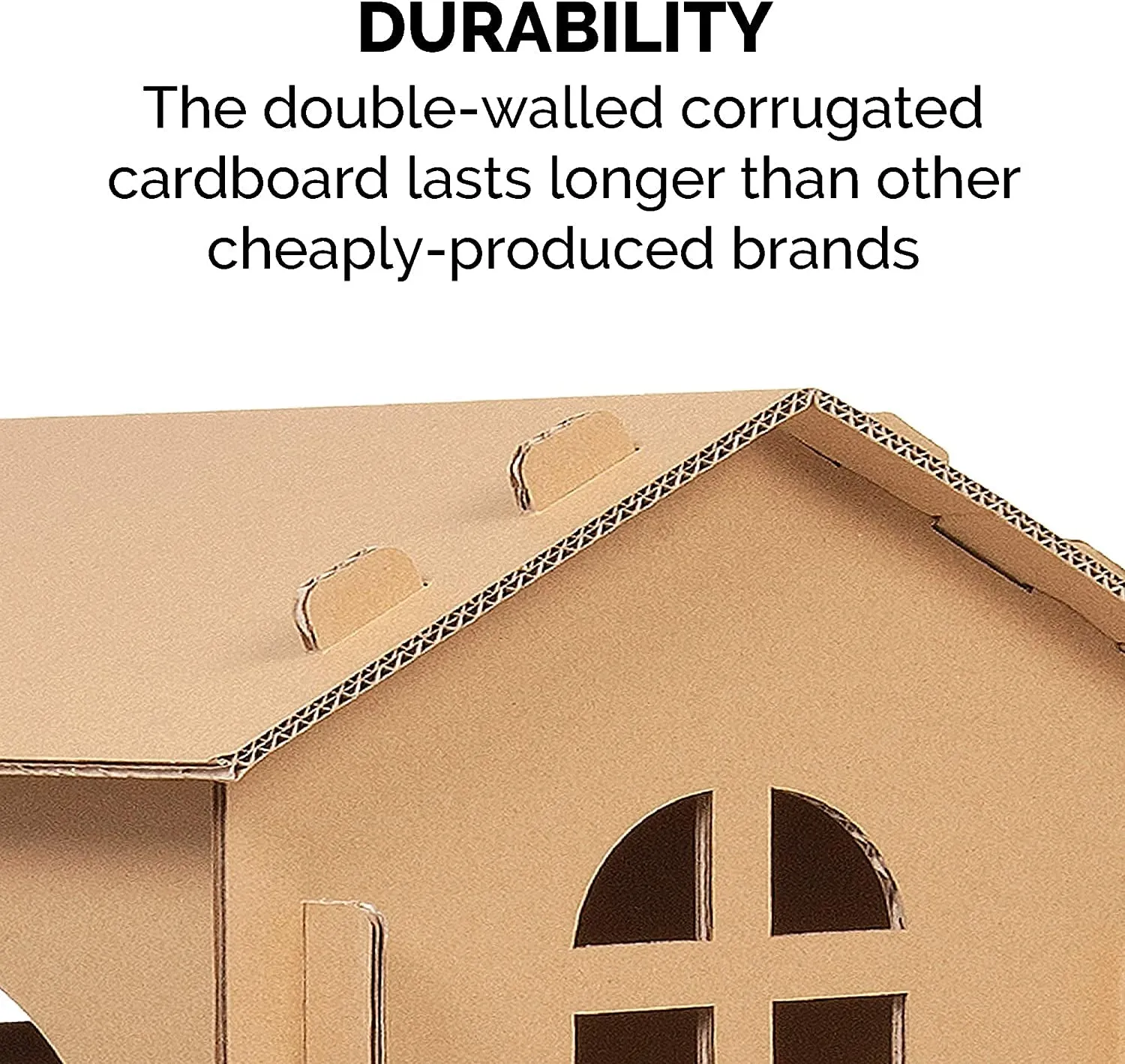 Multi-Level Cardboard Cat House