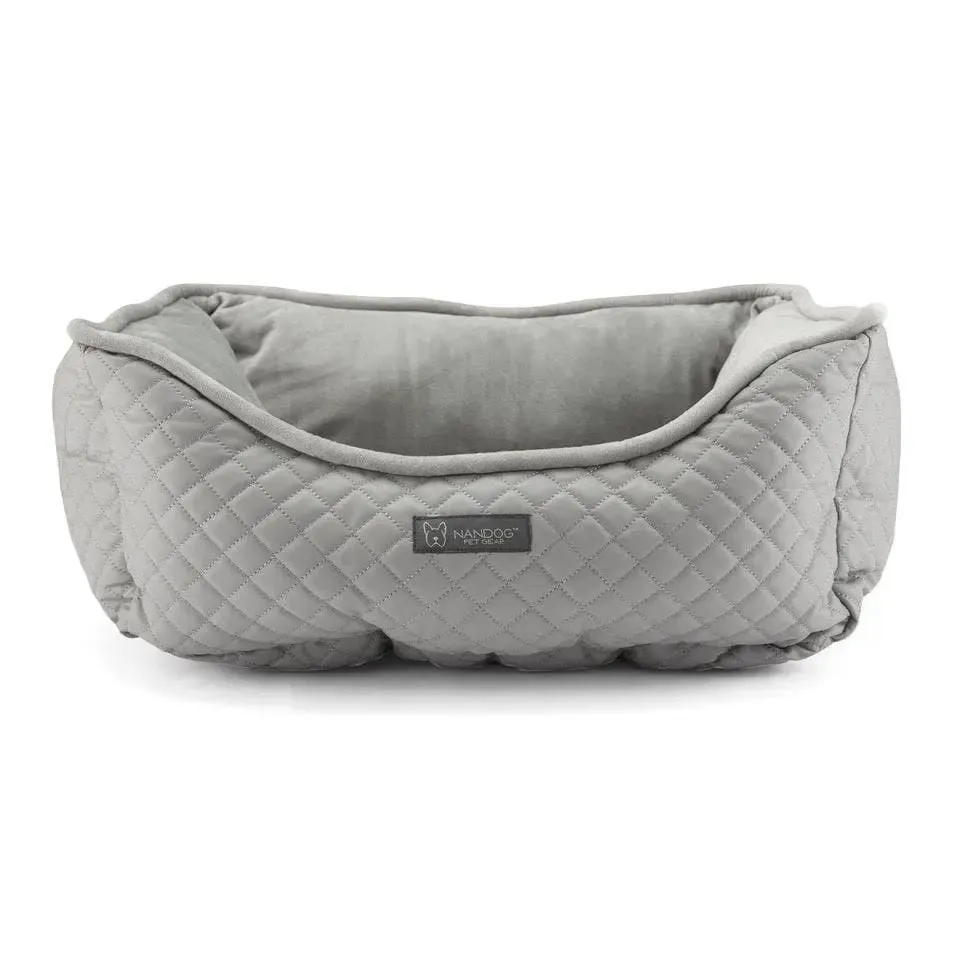 Nandog Prive Collection Quilted Vegan Leather Pet Beds