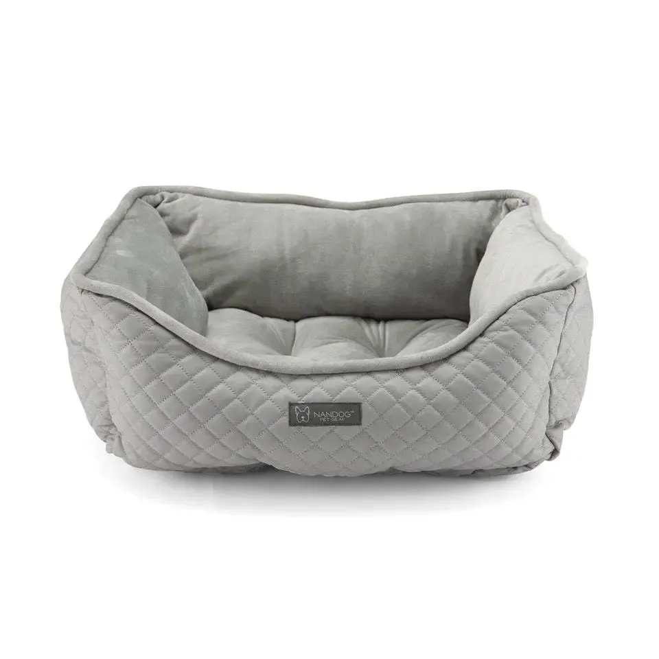 Nandog Prive Collection Quilted Vegan Leather Pet Beds