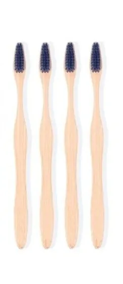 Natural Bamboo Toothbrush 4 pack