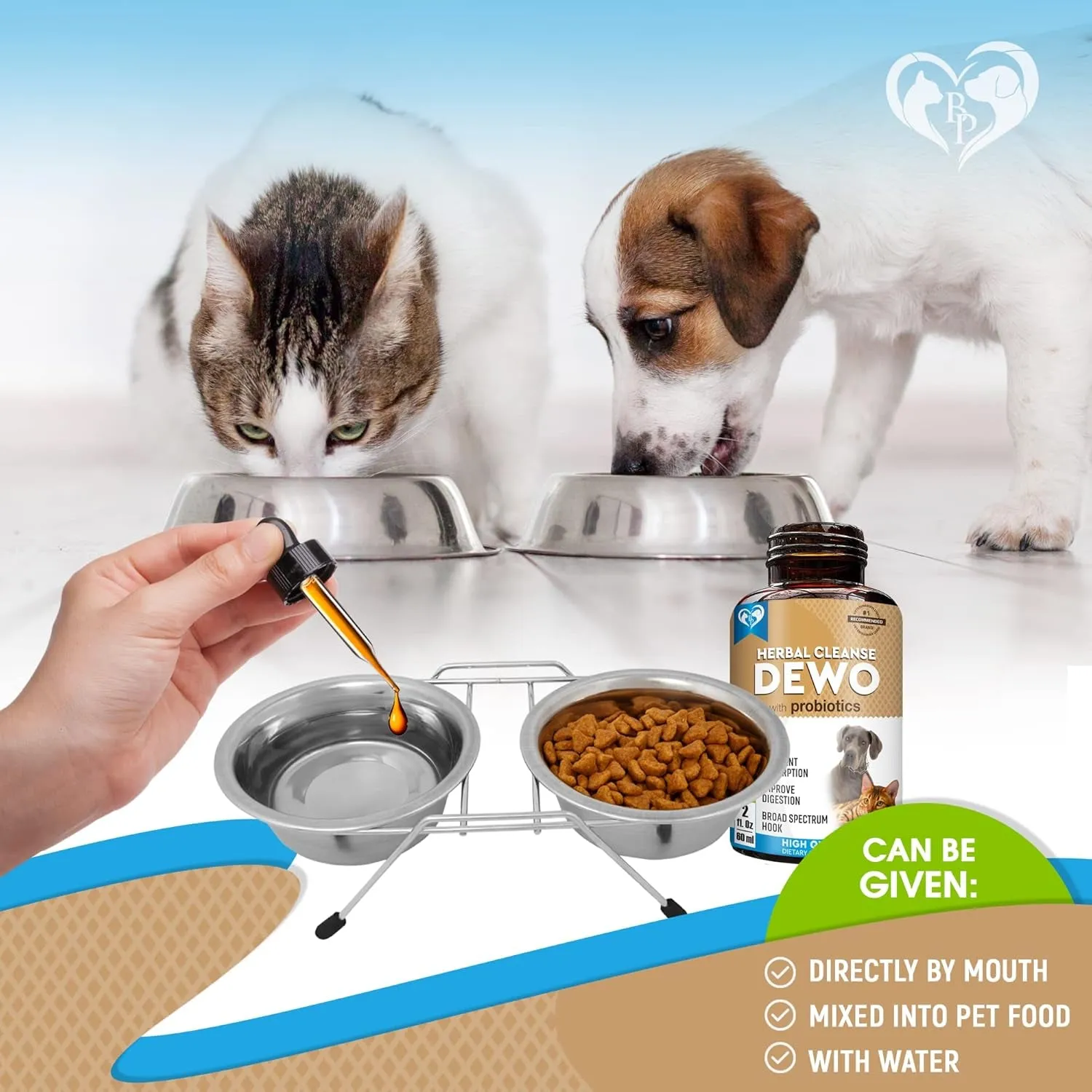 Natural Cleanse Fot Cats and Dogs All Breeds and Size - Puppy & Kitten - 2Oz