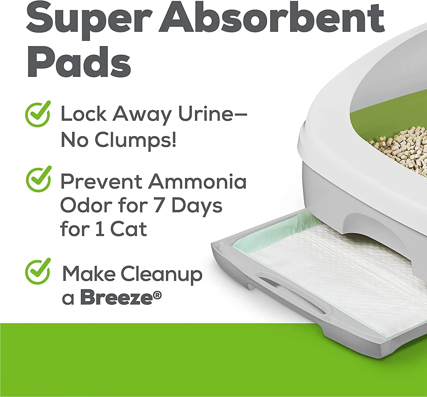 New in box! Purina Tidy Cats Breeze Cat Litter Box System Starter Kit, Hooded Breeze Litter System with Pads & Pellets! Retails $162 w/tax!