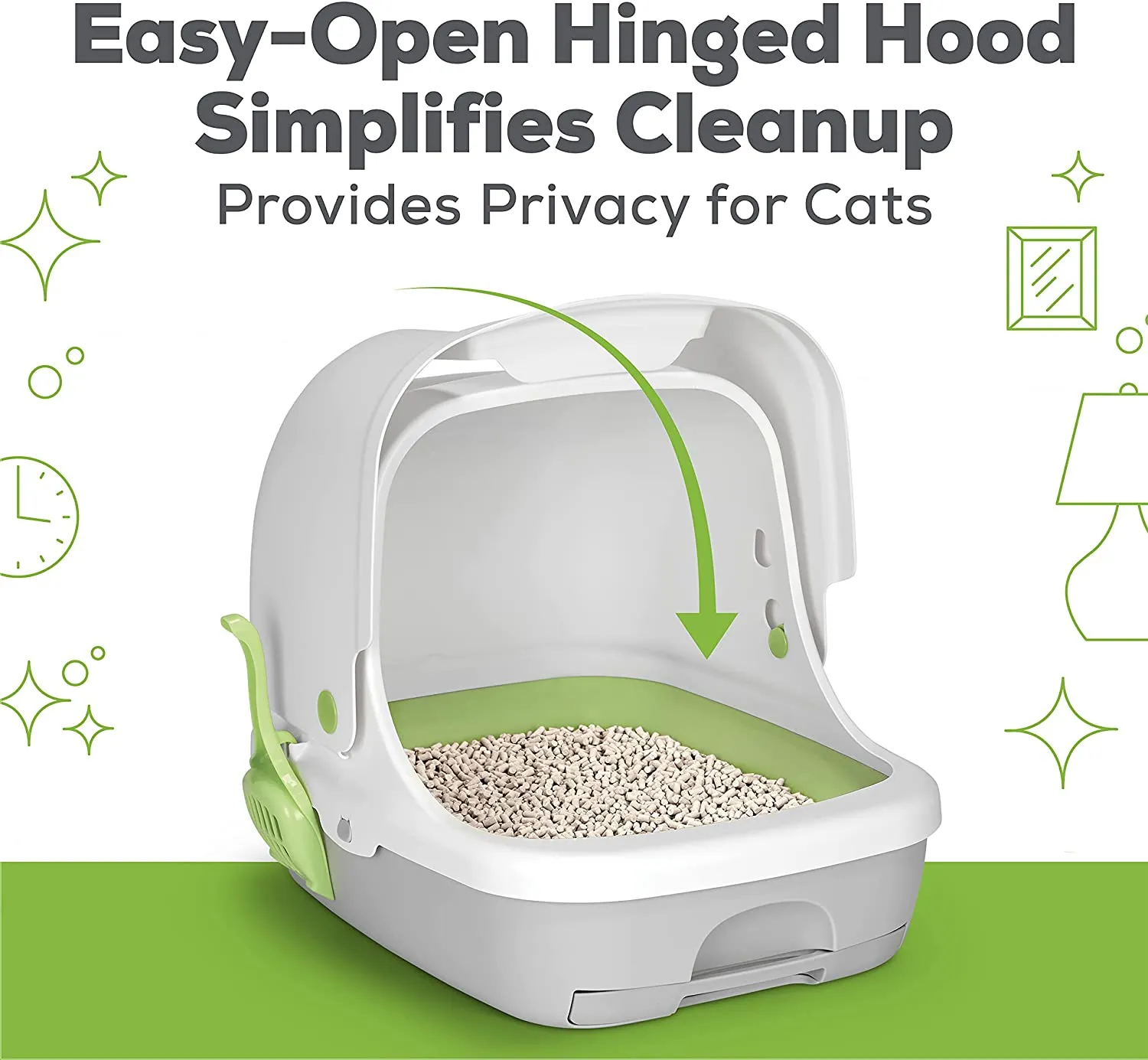 New in box! Purina Tidy Cats Breeze Cat Litter Box System Starter Kit, Hooded Breeze Litter System with Pads & Pellets! Retails $162 w/tax!