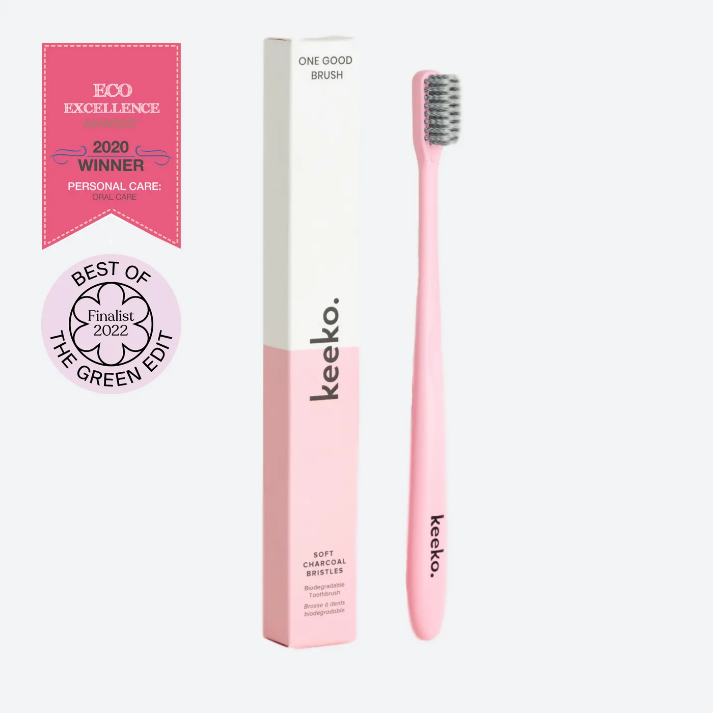 One Good Brush - Biodegradable Toothbrush: Blue